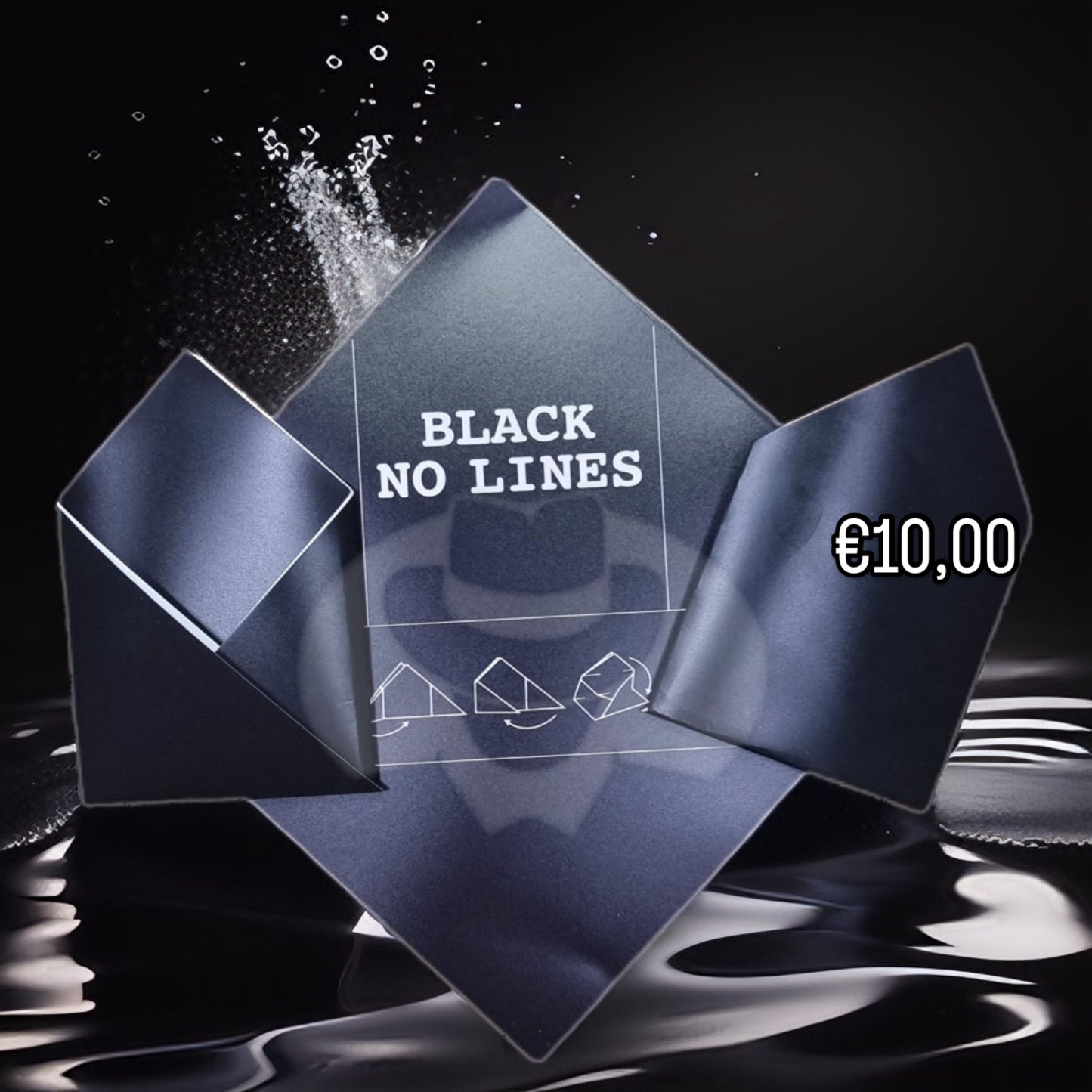 Black seals zonder lijnen. 100 seals per pak.