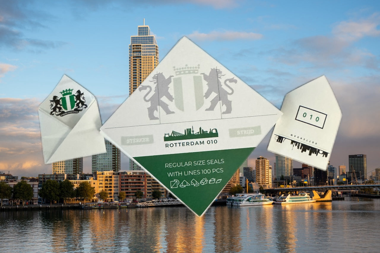 Rotterdam Seals 100 Ongevouwen Seals per pak.