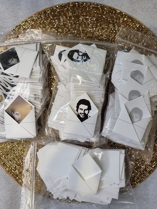 pablo seals voorgevouwen. 100 voorgevouwen seals per pak