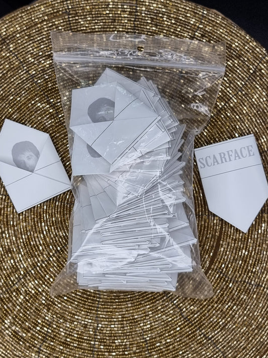 scarface seals voorgevouwen. 100 voorgevouwen seals per pak